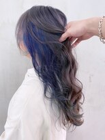 アイティーバイアルバム 藤沢店(IT by ALBUM) グレーブルーインナー_くびれヘアビタミンカラー_ba334101
