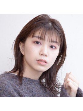 ドルセ(Dulce) 【Dulce】ピンクブラウン×外はねミディ