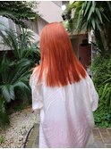 キャロットオレンジ切りっぱなしロブ
