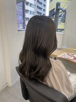 エイト 恵比寿店(EIGHT ebisu)&nbsp;暗髪大人ヌーディーカラー韓国風ミディアムロング