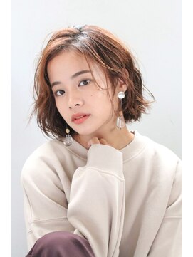 テラス 甲子園(Terrace) [terrace]小顔カットオリーブカラーくすみカラー切りっぱなし