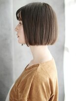 ヘアメイク ナル(hair make nalu) 重めラインのカジュアルモードボブ