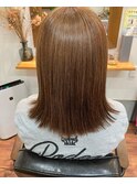きらめくツヤ感！さらさらストレート！