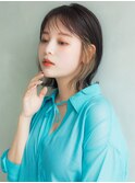 【aRietta大田涼華】外ハネボブ×イヤリングカラー