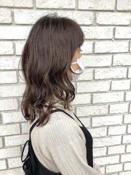 オーガニックエコ 川越(organic+eco) ミディアム×ゆるふわパーマ