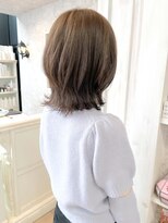 キャアリー(Caary)&nbsp;福山市美容室Caary 人気ブラウンベージュ　春レイヤーミディ