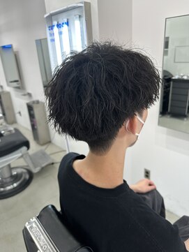 ロンド ローガン 名駅(Lond LOGAN) センターパート×ツイスパ メンズ名駅名古屋