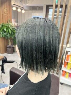 パルタージュ大宮イースト (PaRtage 大宮 East) 水野圭太◎切りっぱなしボブ×モスグリーン◎