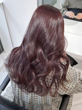 ランテルディ 渋谷(LANTERDIT) チョコレートブラン　くびれヘア　韓国風　ロング