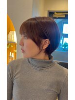 ロンド パルティール 大宮(Lond partir)&nbsp;前髪パーマアッシュカラーレイヤーロンググレーベージュ[大宮]