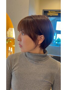 ロンド パルティール 大宮(Lond partir) 前髪パーマアッシュカラーレイヤーロンググレーベージュ[大宮]