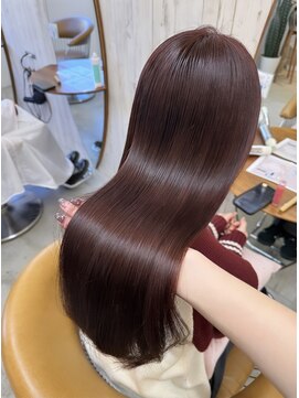 ロンドアジュール 横浜(Lond azur) ブリーチなしでできるカシスカラー