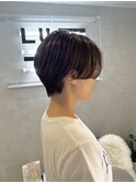 ハンサムショート/耳かけショート/シルキーベージュ/船橋