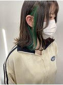 ブリーチ1回/イヤリンググリーン