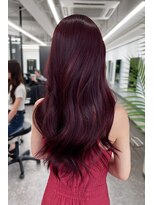 ランズ(LANDS)&nbsp;ブリーチなしダブルカラー カシスピンク 【韓国ヘア 大阪 梅田】