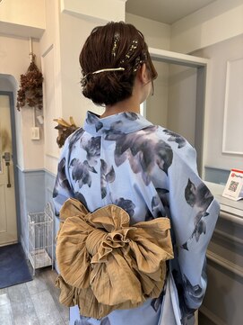 フレーム へアアンドトリートメント 天王寺北口店(FRAME) 浴衣ヘア