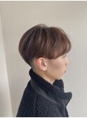 メンズセンターパート