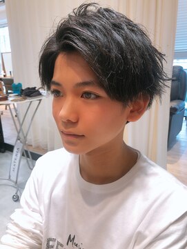 ネイロ 錦糸町(NeiRo) アッシュブラックカルマパーマベリーショートダークアッシュ