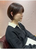 *滝田*似合わせココアブラウン小顔ショートボブカット吉祥寺人気