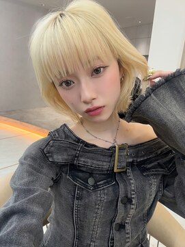 ロンドソレイユ 池袋(Lond soleil) オリーブグレー/グランマッシュ/ショート/ヘイリーボブ/前髪