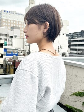 ロンド エメ 柏(Lond aimer) イメチェン外ハネボブ美髪ワイドバングレイヤーショート/柏