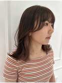 インナーカラーｘイヤリングカラーｘフェイスフレーミング