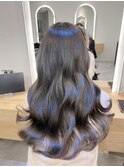 髪質改善＊ロングレイヤーグレーベージュ＊美髪【Zina船橋】