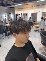 アイズ 海老名(AIZU) シャドウパーマ ニュアンスパーマ 波巻きパーマ 刈り上げ