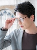 30代40代アップバングアースカラー大人メンズショートc新所沢