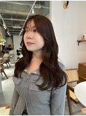 【yuma】brown/long/natural
