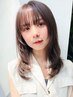 【髪質改善カラー】カット+艶カラー+キューティクルTR ￥11055