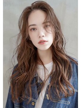 ギークス(GEEKS) 【GEEKS渋谷】ロングレイヤー/マロンベージュ/くびれカール/小顔