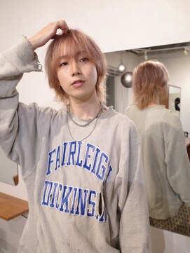 ピュー(Piu-) 【マッシュウルフ/Piu-】ブリーチカラー/ミディアムヘア