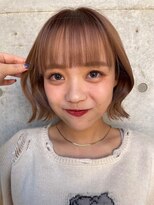 ロンドルピナス 小倉(Lond Lupinus) ミディアムヘア暗めカラー/デザインカラー/フェイスフレーミング