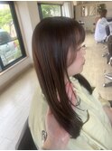 髪質に合わせた理想のストレート#静岡市