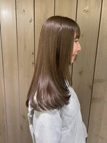 ソエル(Soell)&nbsp;神戸三宮元町 縮毛矯正 モカベージュ 白髪ぼかし 20代30代40代