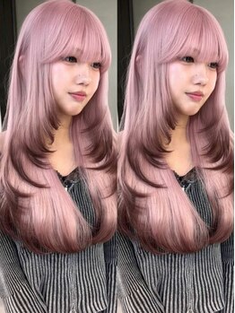 リンドトウキョウ ウメダ(LINDO TOKYO)の写真/顔周りの魅せ方を重視した繊細なカット技術が魅力。あなたに一番似合うスタイルが見つかる☆[韓国風]