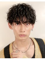 オーシャントーキョー ホワイト 原宿(OCEAN TOKYO WHITE)&nbsp;無造作マッシュウルフツイストスパイラルパーマ縦落ちスパイラル