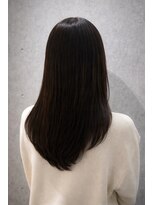 テラ(terra)&nbsp;シルクのような艶髪×地毛風グレージュストレート