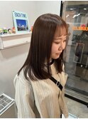 ブラウンカラー/透明感カラー【BUBBLES溝の口】