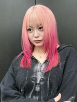 ヌル 原宿店(Null) ルーツカラー/ブリーチデザインカラー/ブリーチカラー/ウルフ