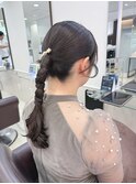 タイトローポニー|お呼ばれ|結婚式|イベント|推し活|ヘアセット