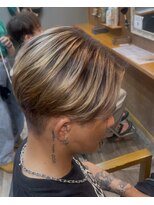 ヘアーサロン アトリエ(Hair salon ATORIE) ツーブロックショートメンズバレイヤージュ