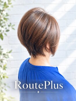 ルートプラス(RoutePlus)の写真/優しい薬剤を使用しているので、髪をいたわりながら艶のある理想の髪色に♪グレイカラーもお洒落染めもOK◎