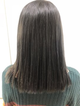 エイト新宿店(EIGHT shinjuku) 【EIGHT新宿】デザインカラー_切りっぱなしボブ