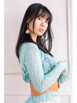 モカ ヘアーデザイン(moca HAIR DESIGN)&nbsp;【moca HAIR DESIGN】ストレートタッチなセミロング