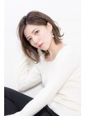 切りっぱなしナチュラルボブ【UNIX小野渚】[ニュアンスカラー]