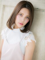 ブルー(BLUE)&nbsp;*CUORE水戸*…ローライト*グラマラスなワンカールスリークボブb