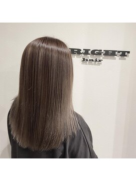 ブライトヘアー(BRIGHT hair) ミルキーグレー×ハイライト