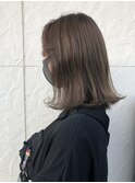 カジュアルボブ◎カーキベージュ